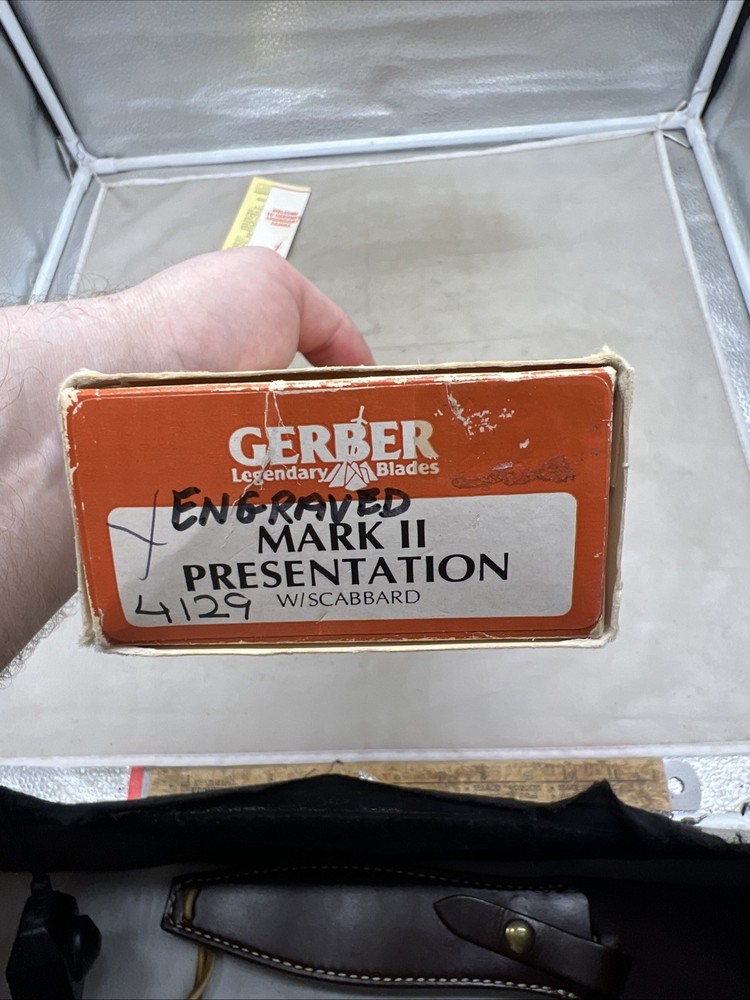 Gerber Mark 2 Presentation Knife Etched With Original Box (GG43