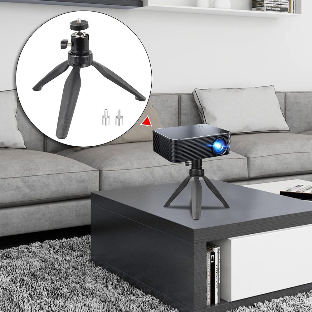 Mini Projector Tripod Mount Compatible with Most Mini Projectors Adjustable