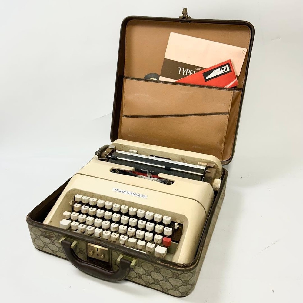 Gucci Olivetti typewriter Authentic