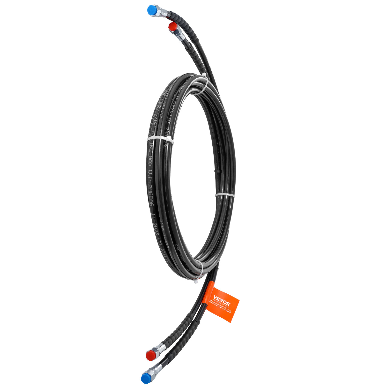 VEVOR Outboard Hose Kit 20 ft Hydraulic Steering Hose for Outboard Steering Boat