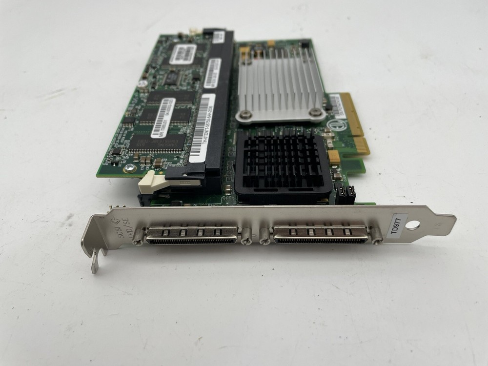 Dell TD977 MR 320-2E PERC 4E/DC SCSI PCI-E RAID Controller Card
