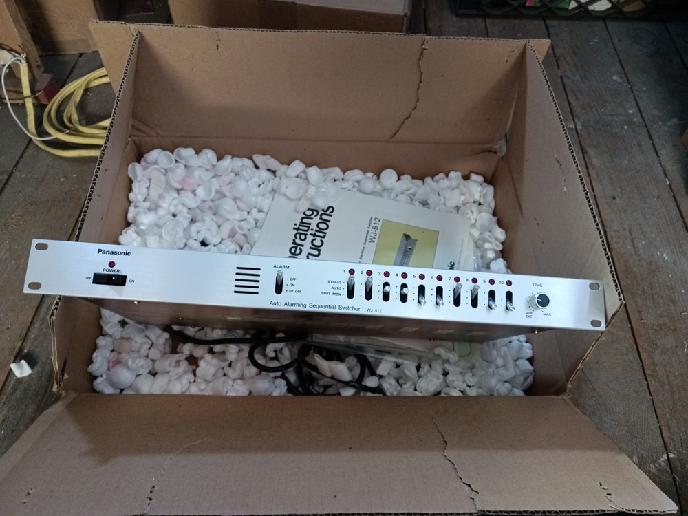 Panasonic Wj-512 Auto Alarming Sequential Switcher