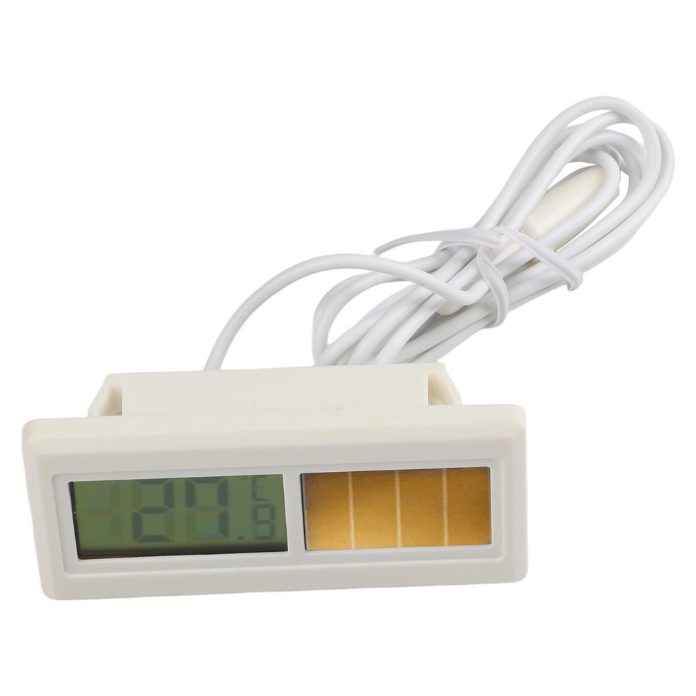 Sleek LCD Solar Thermometer Sensor For Accurate Temperature Measurement New