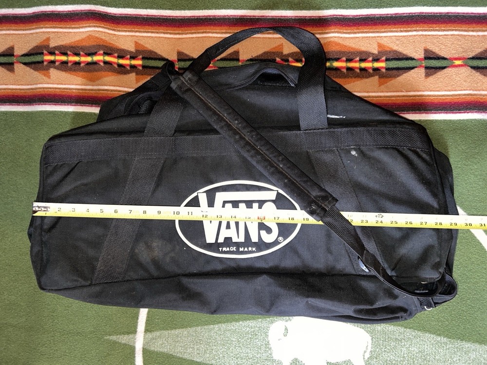 Mid 90s VANS Sample Shoes Bag Black White