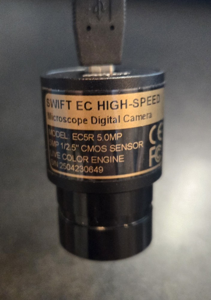 Swift EC5R 5.0MP Microscope Camera Adapter 1/2.5'' CMOS Sensor for Lab