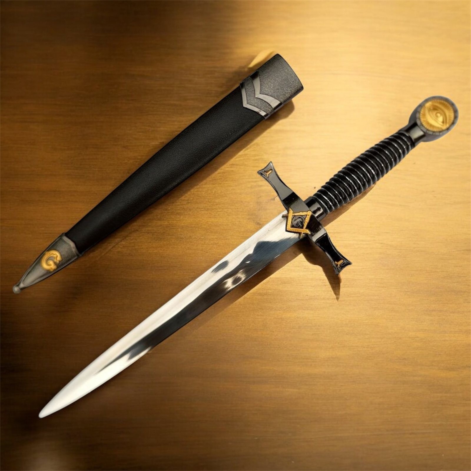 Masonic Decorative Dagger Symbolic Masonerry Collector’s Piece Blade Handle Gift