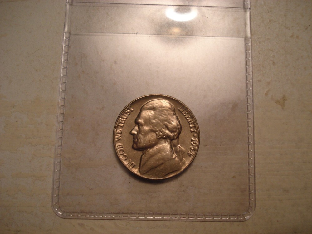1954-P JEFFERSON NICKEL