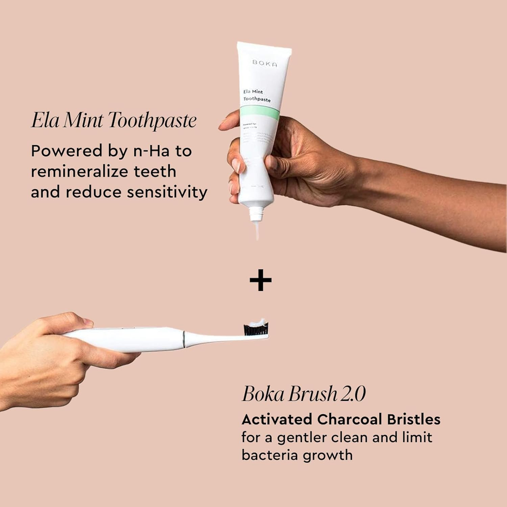 Boka Fluoride Free Toothpaste - Nano Hydroxyapatite, Remineralizing, Sensitive T