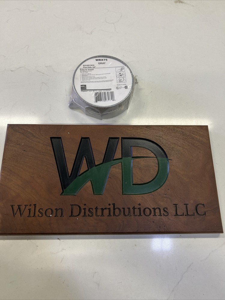 Appleton WRX75 GREY Round Box Five Hole 3/4