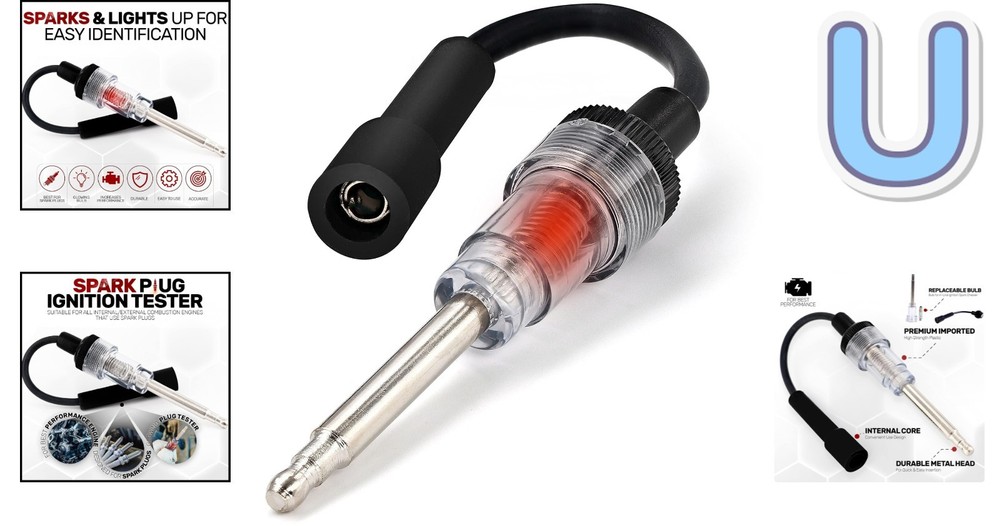 Fool-Proof Ram-Pro Spark Tester for 6-12V Engines - Lightweight & Durable