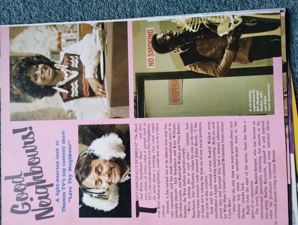 Sk247 Ephemera 1974 Article Love Thy Neighbour