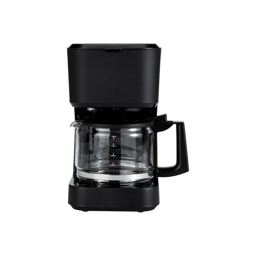 Amazon Basics 5 Cup Drip Coffee Maker with Glass 5-Cup, Matte Black