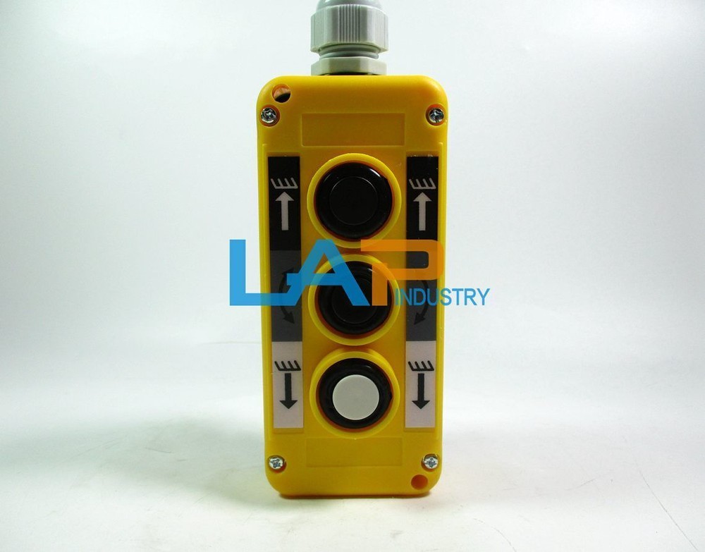 1 Pc. COP-3B Lifting And Unloading Tail Plate 3 Bit Crane Switch Button Box