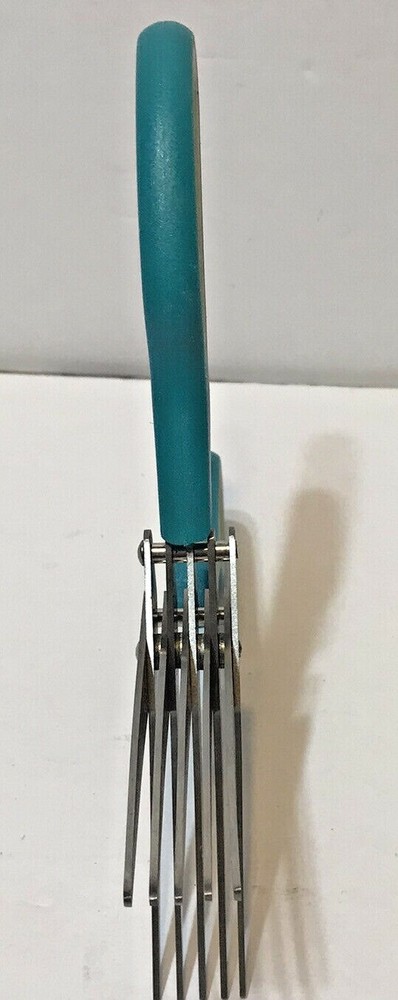 Stainless Steel Kitchen Knife 5 Five Layer Scissors Herb Spice Multiple Blade US