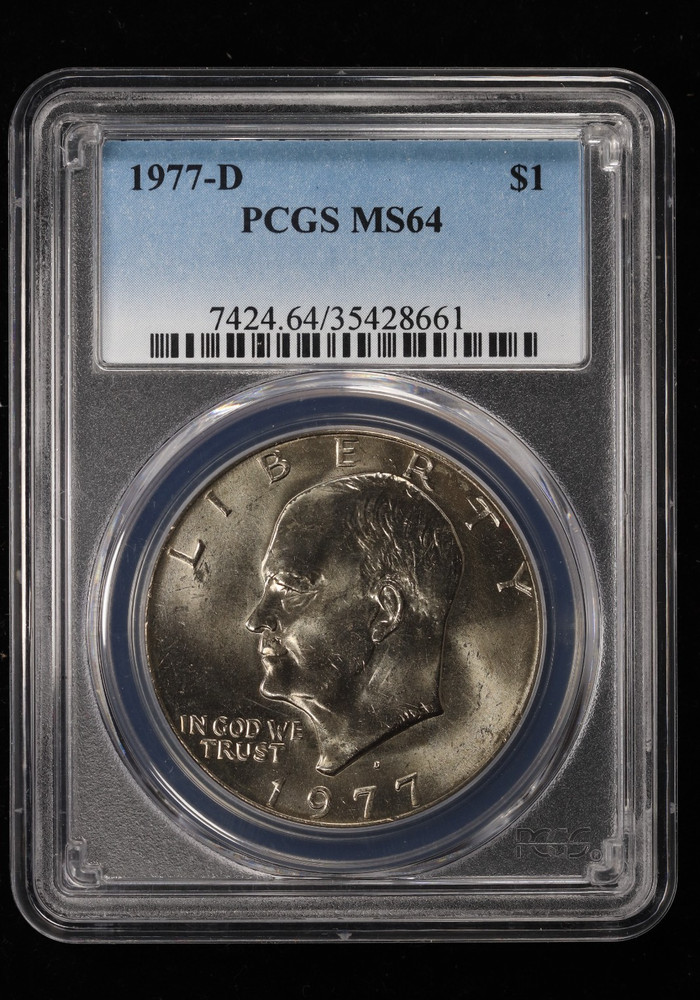 1977-D $1 Eisenhower Dollar PCGS MS64