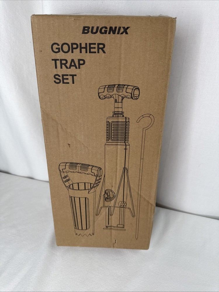 Bugnix Gopher Trap Set, New & Sealed!