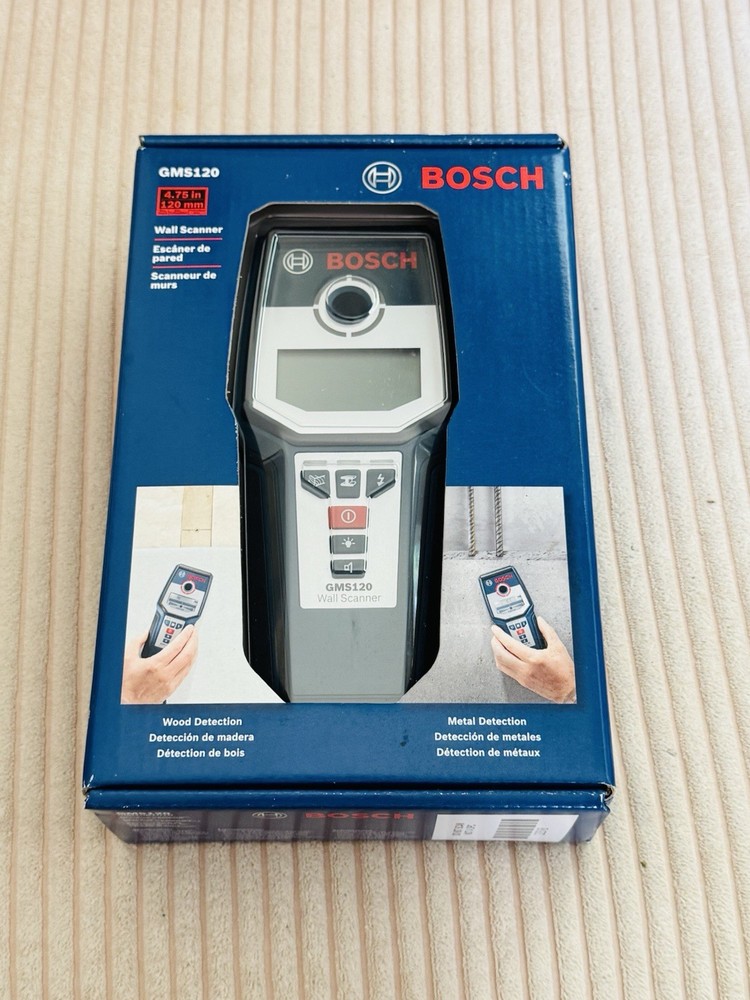 BOSCH Professional Measuring Tools Tool Multi Detector GMS 120 NEW Original Box