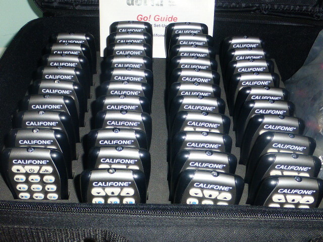 Califone Got It! Interactive Wireless Student Response System Clicker & Software