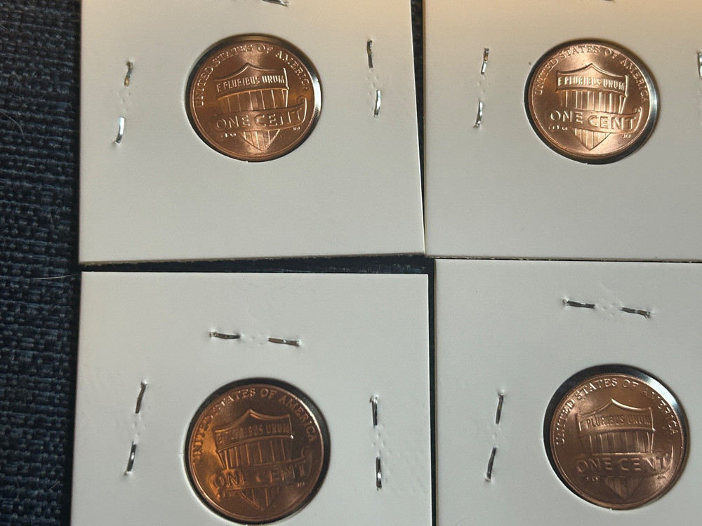 2025 P & D LICOLN CENTS FRESH FROM ROLLS 2 COIN SET