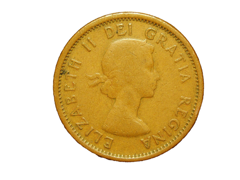 CANADA 1960 ONE CENT COIN #8