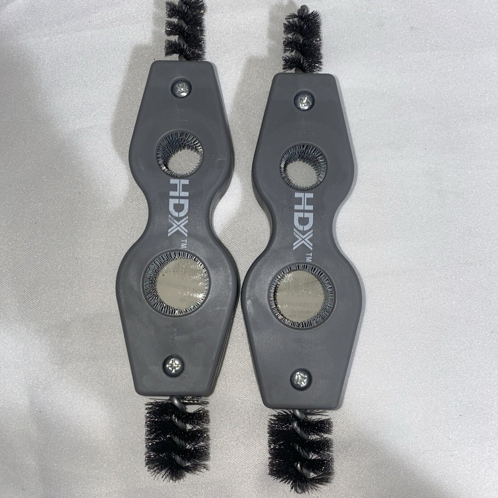 4 in 1 Copper Fitting Cleaning Brush Tool 1/2" 3/4" Inner & Outer Tubes 2 Pack