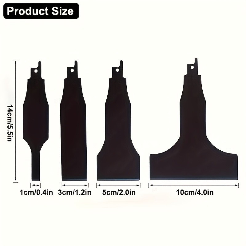 Multi-Purpose Reciprocating Saw Blades - Alloy Steel for Cutting & Scraping