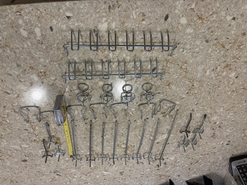 Pegboard Accessories for Organizing Tools in Workshop, Garage