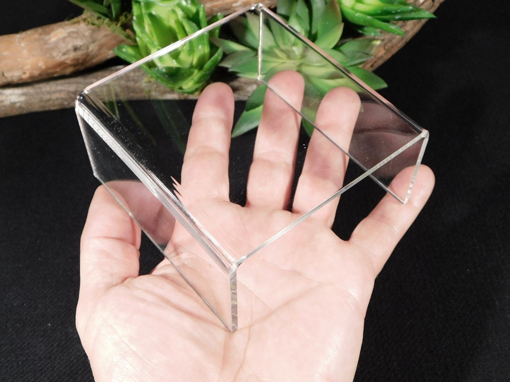 Display Stand Riser Type Clear Lucite Medium Size Short