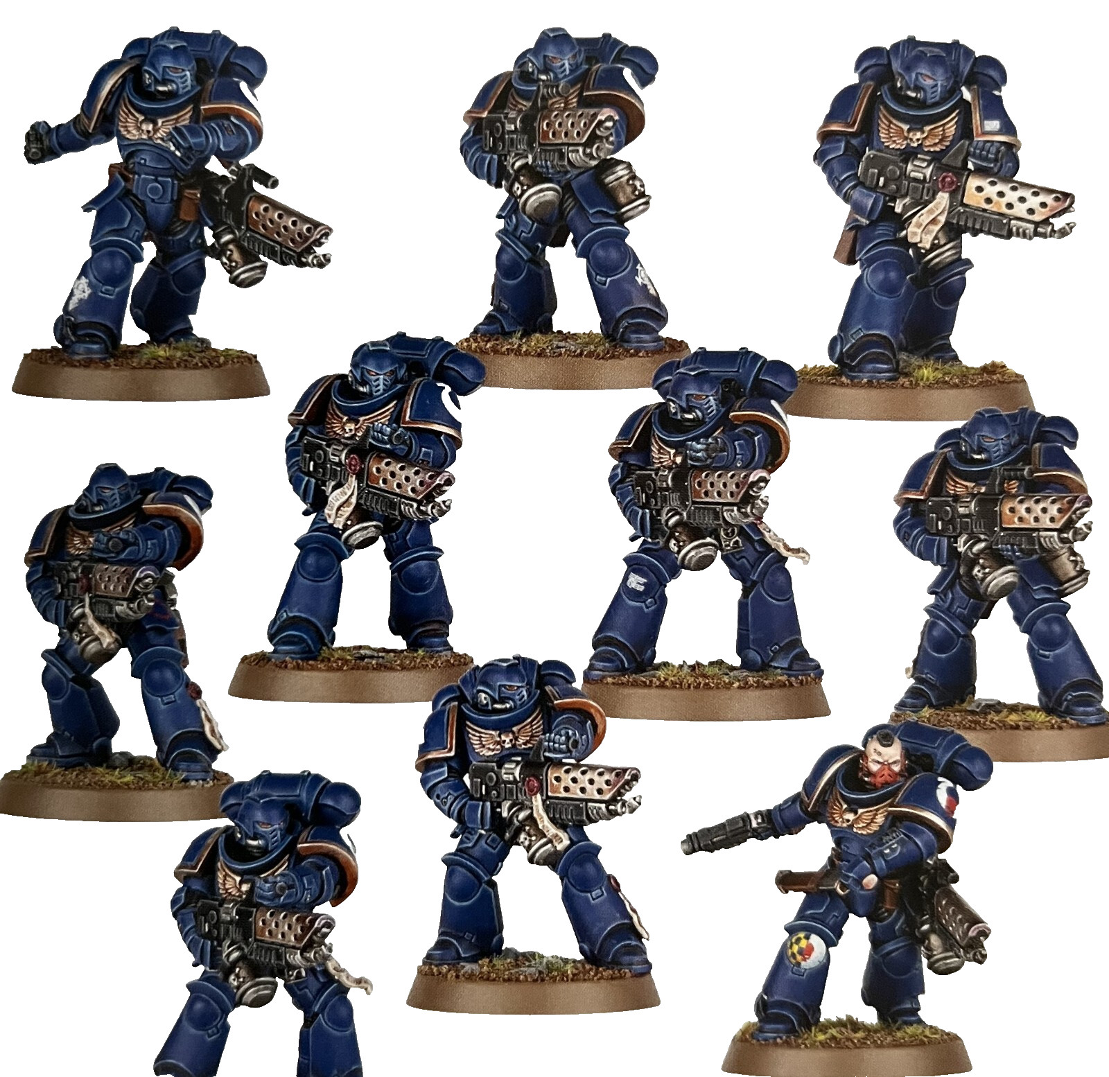 Warhammer 40,000 - Leviathan Space Marine Infernus Squad x10 Space Marines 40k