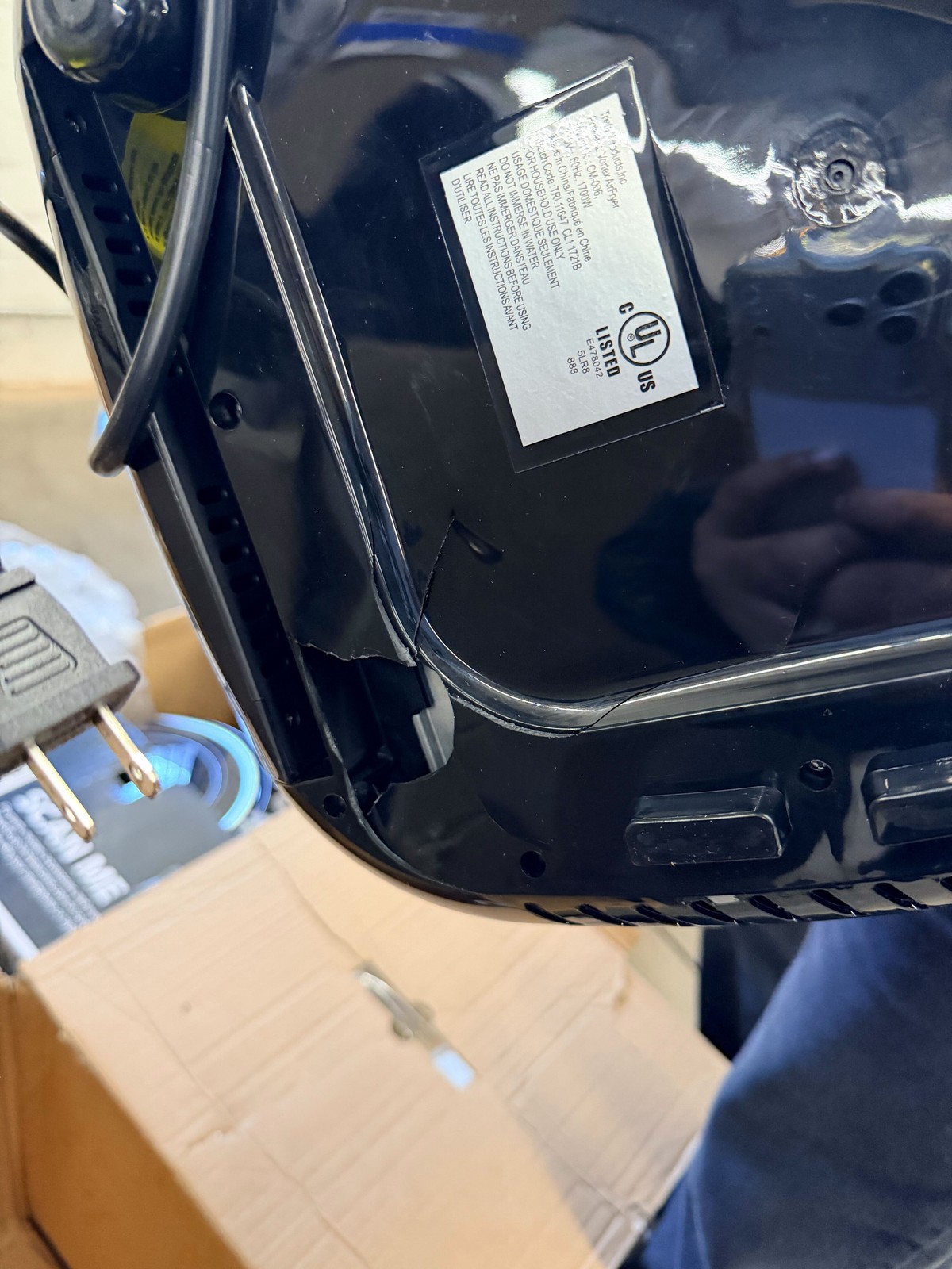 PowerXL Vortex Air Fryer Pro Plus 10 Quart Capacity, Black, 1700 Watts