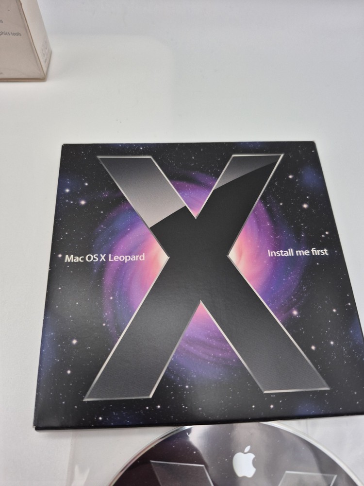 Apple Box Set OS X Leopard, iLife, iWork MB997Z/A 2009 Complete