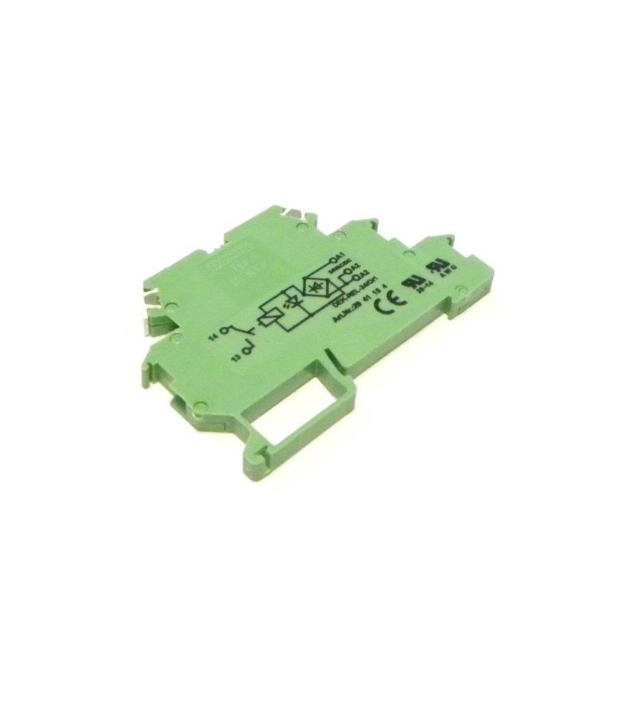 PHOENIX CONTACT   5DC/24DC/3   DIN RAIL MOUNT RELAY MODULE