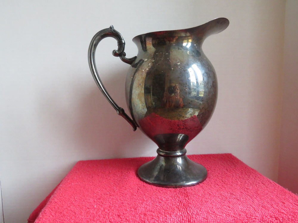 Lehman Brothers Silverplated Pitcher