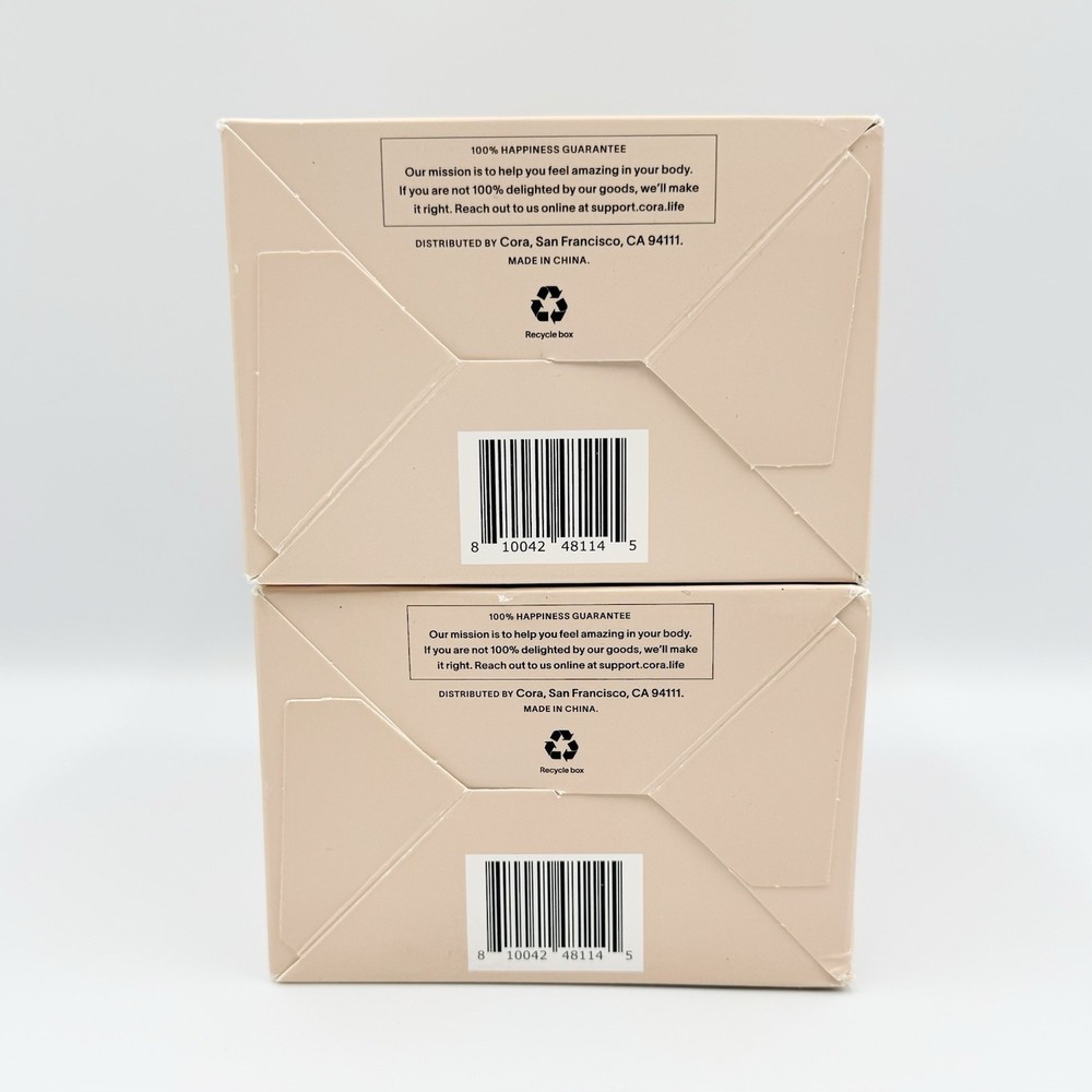 CORA Organic Cotton Topsheet Bladder Liners Postpartum REGULAR 2 Pack (36 Each)