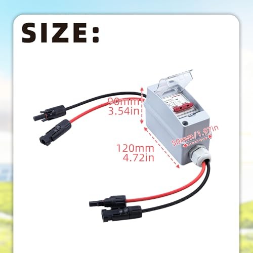Solar Disconnect Switch, DC500V 32A IP65 Waterproof, DC Miniature Circuit