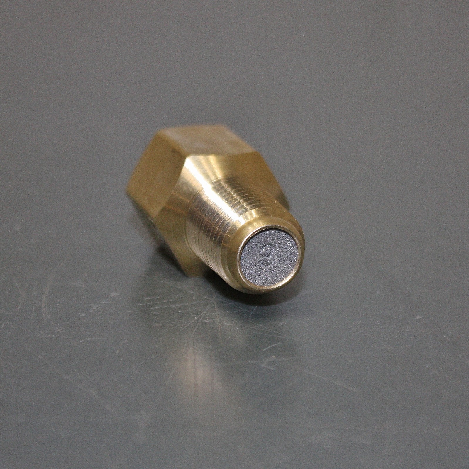 (10) Weksler Pressure Gauge Filter Snubber WG42, 1/4" NPT, 1500 psi, Brass