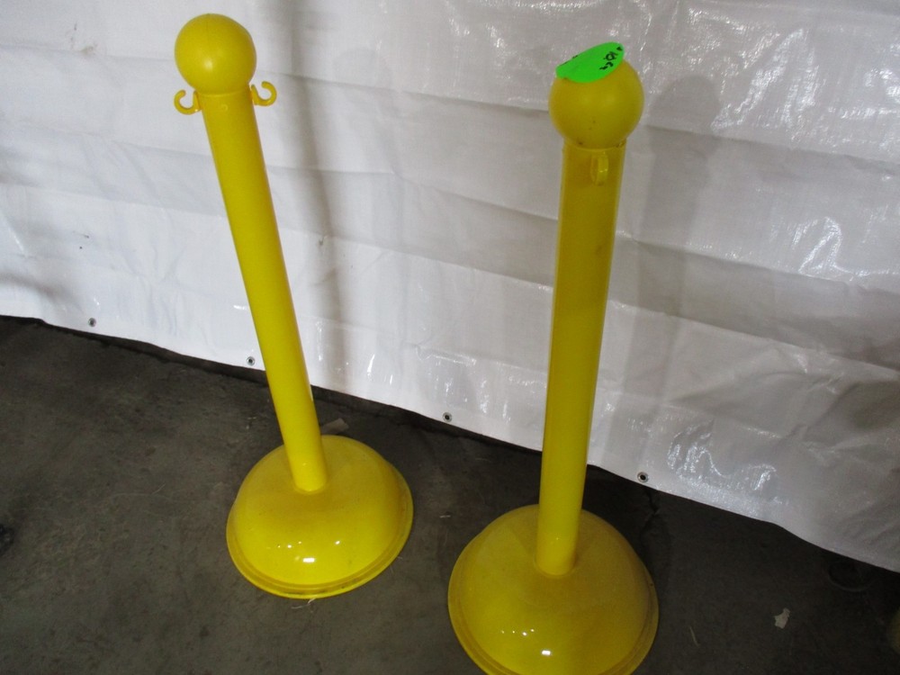 Hollow Plastic Crowd-Control Stanchions