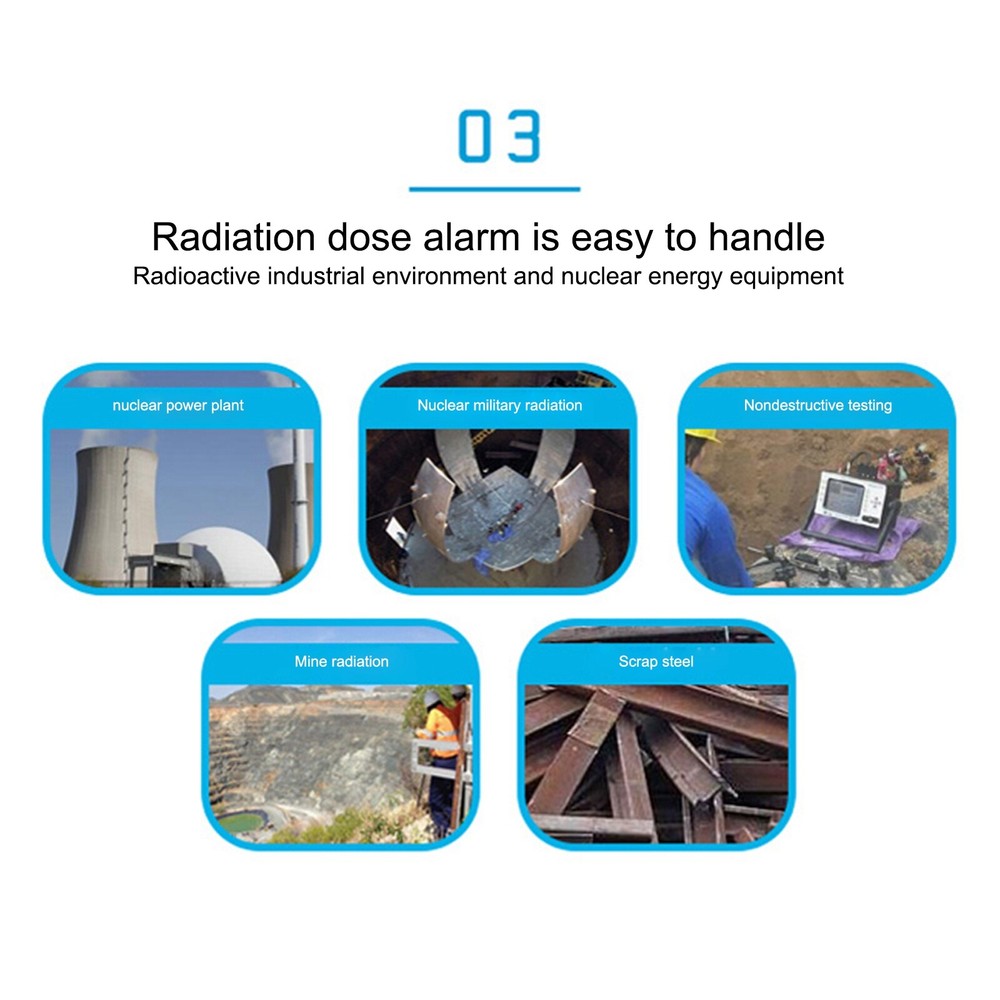 Nuclear Radiation Dose Detector Gamma X Hard Beta Ray Detection Meter
