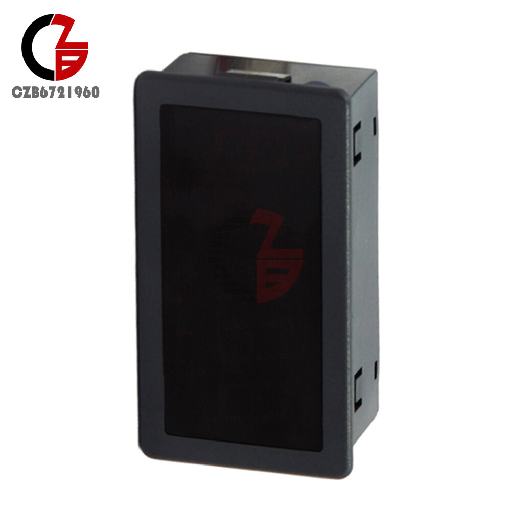 Frequency Meter 5-Digit Red Display Tachometer Switch Speed Counter DC5V/12V/24V