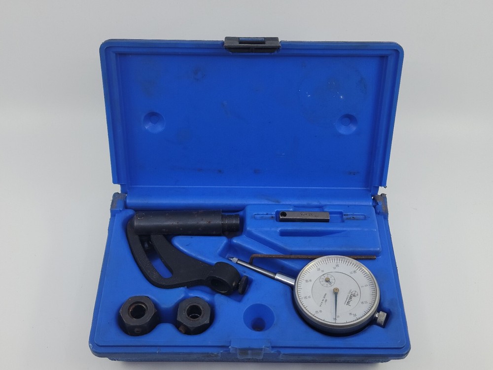 Central Tools Dial Indicator Set Depth Gauge ".001 With Case