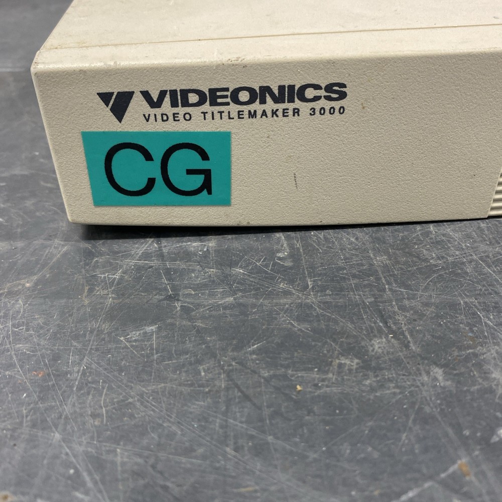 VIDEONICS, TM3000NTSC, VIDEO TITLEMAKER 3000