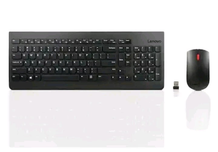 Lenovo 510 Wireless Keyboard Mouse Combo USB Receiver Full Size Black