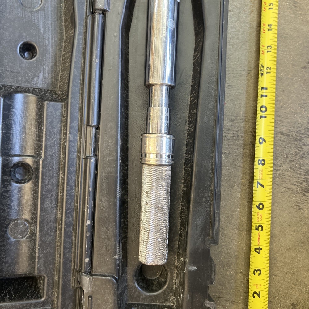 Wright Tool 6448 Calibrated Micro-Adjustable Torque Wrench 100-600 Torque
