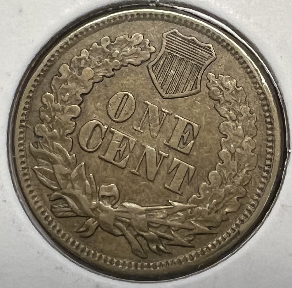 1863 c/n INDIAN CENT GRADES EXTRA FINE..NICE SHARP COIN HERE #c34230000