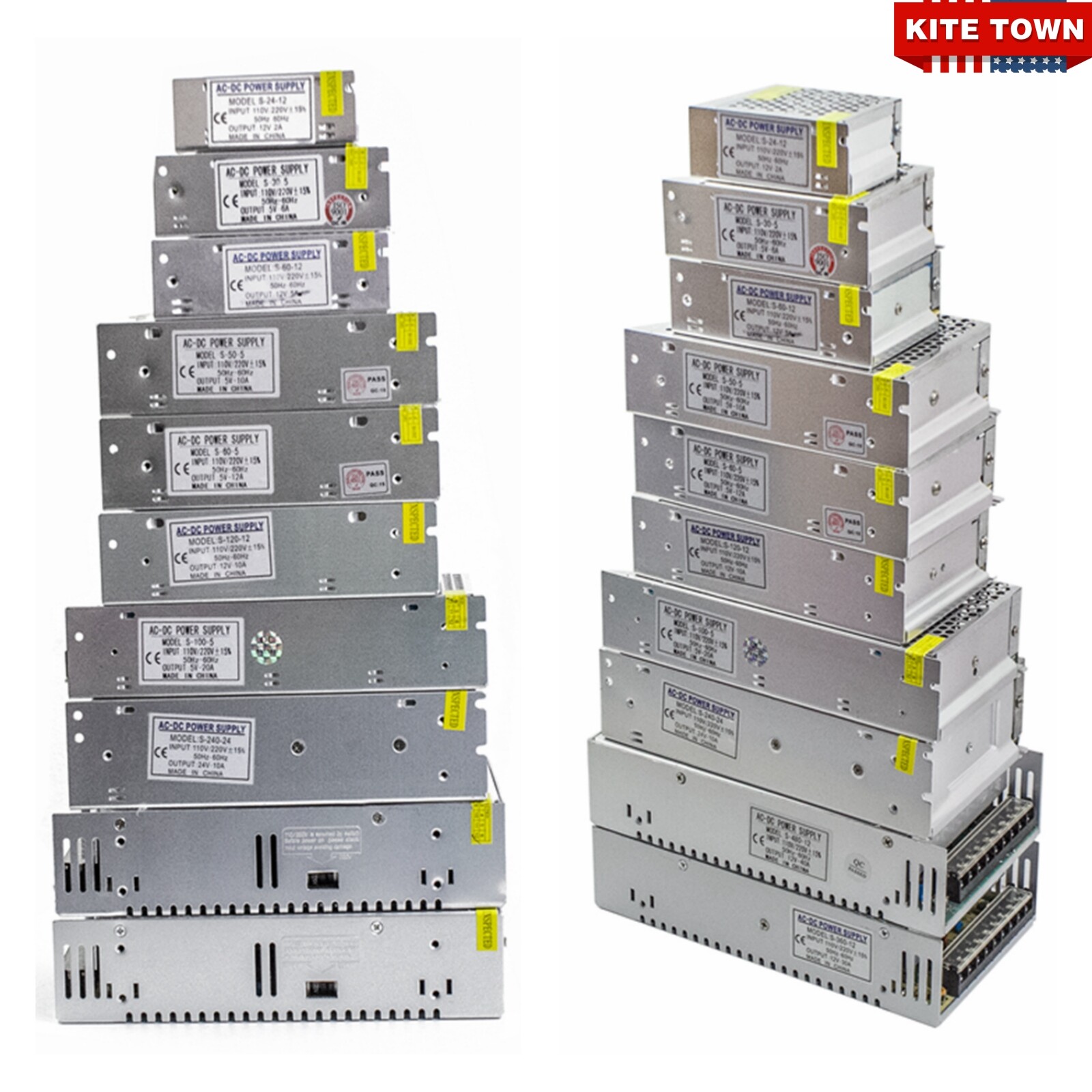 Switch Power Supply Transformer AC 110V To DC 12V/24V/5V Adapter For Led Strip