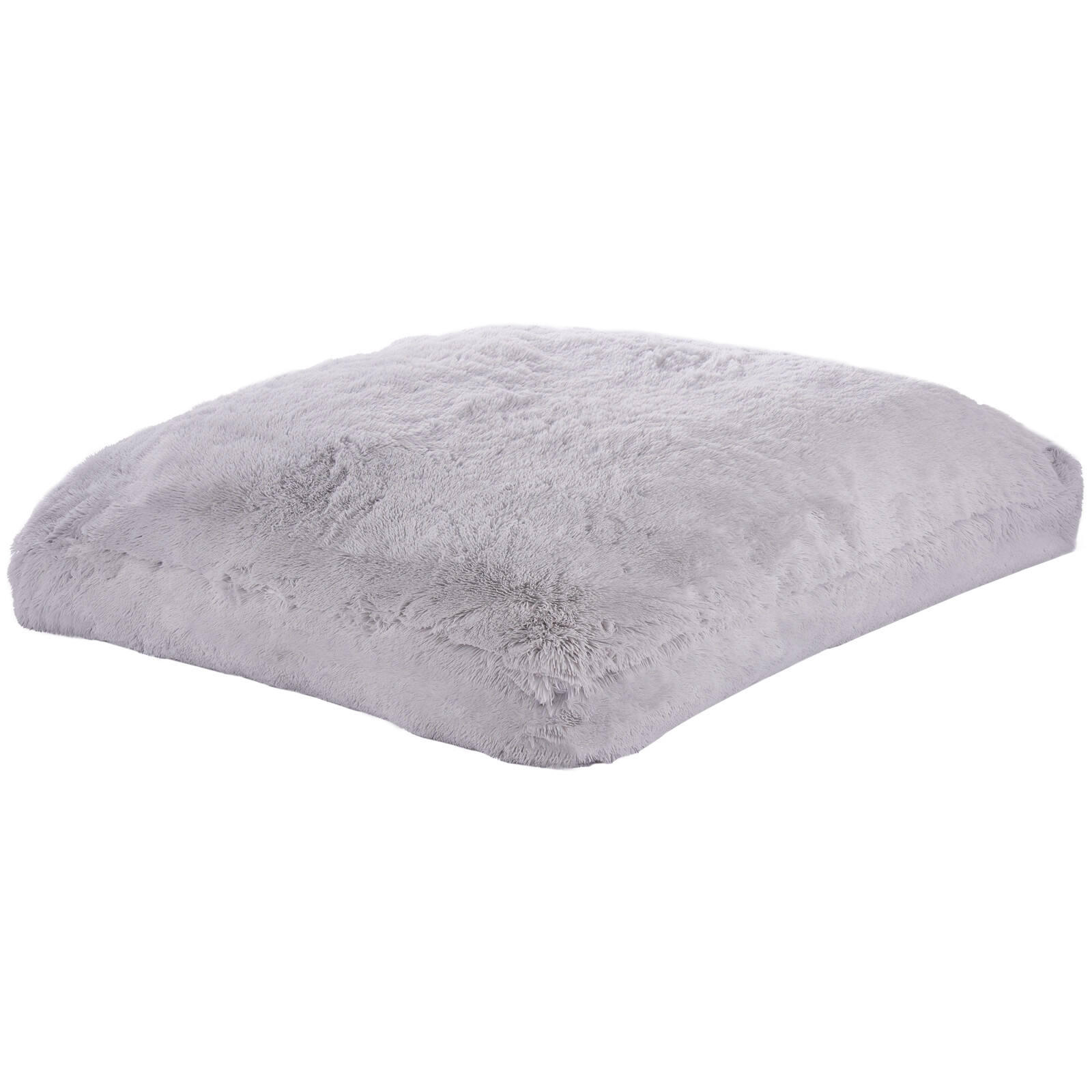 Bean Bag Bed Chair Convertible from Chair to Lounge or Mattress Grey-Queen