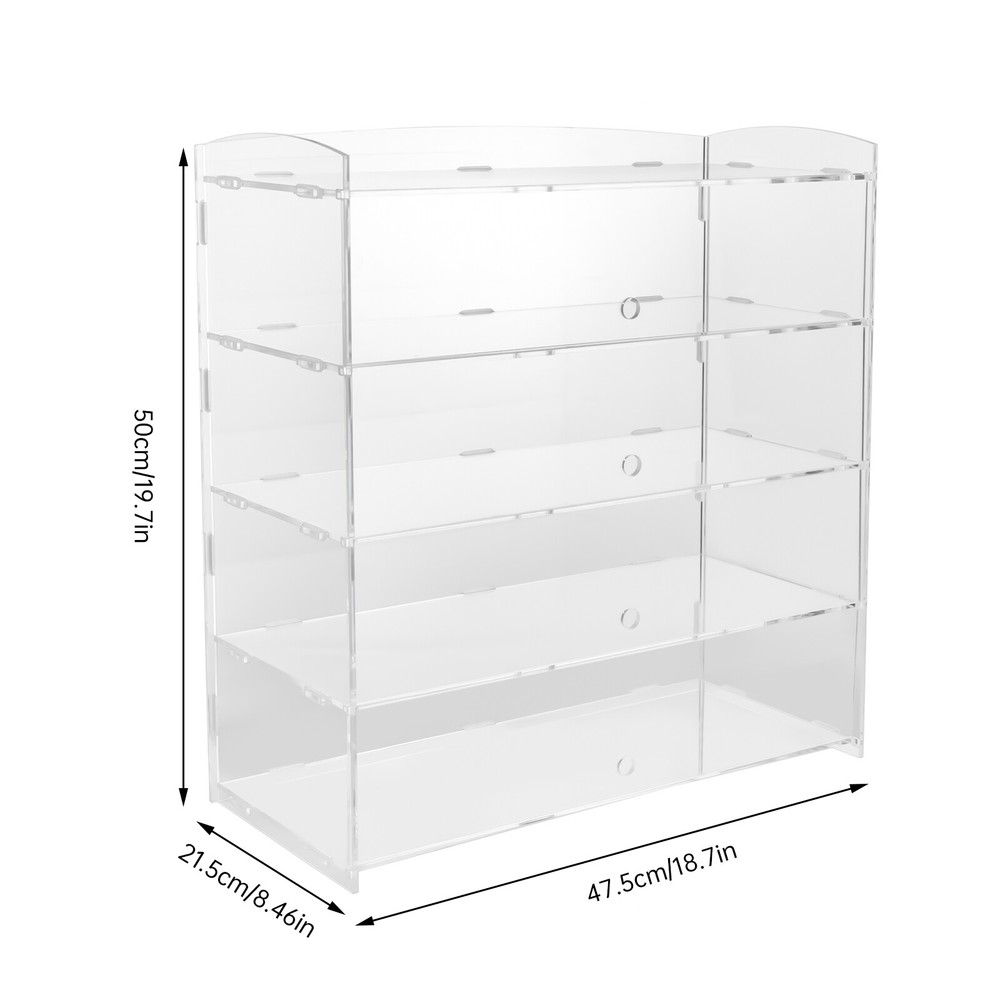 Clear Acrylic Display Case Bakery Pastry Display Case Retail Counter Display
