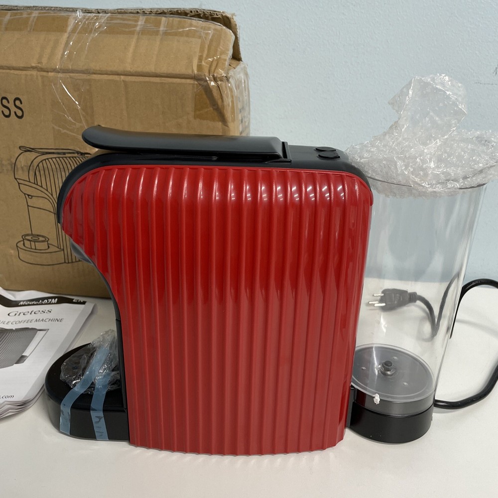 Gretess Espresso Machine, Coffee Machine Programmable Buttons for Espresso RETUR