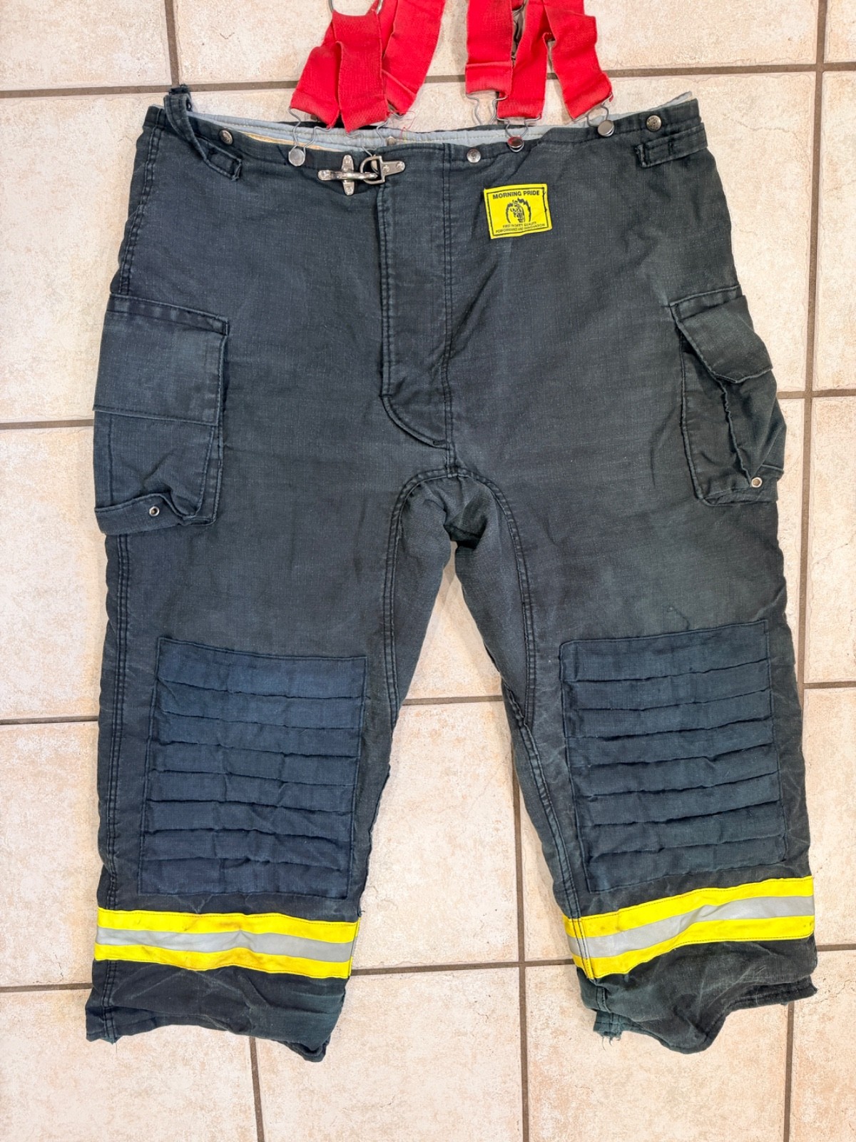 Morning Pride Bunker Pants Turnout Gear Size 48W x 30I Old FDNY Style