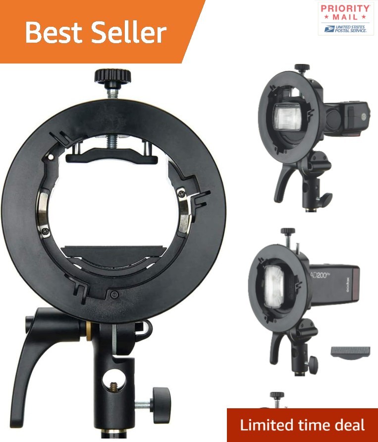 Lightweight S2 Speedlite Bracket for AD Series & V860II - Enhanced Adaptability